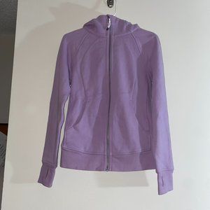 Lululemon Athletica Full Zip Scuba Hoodie Jacket Lilac Quartz
